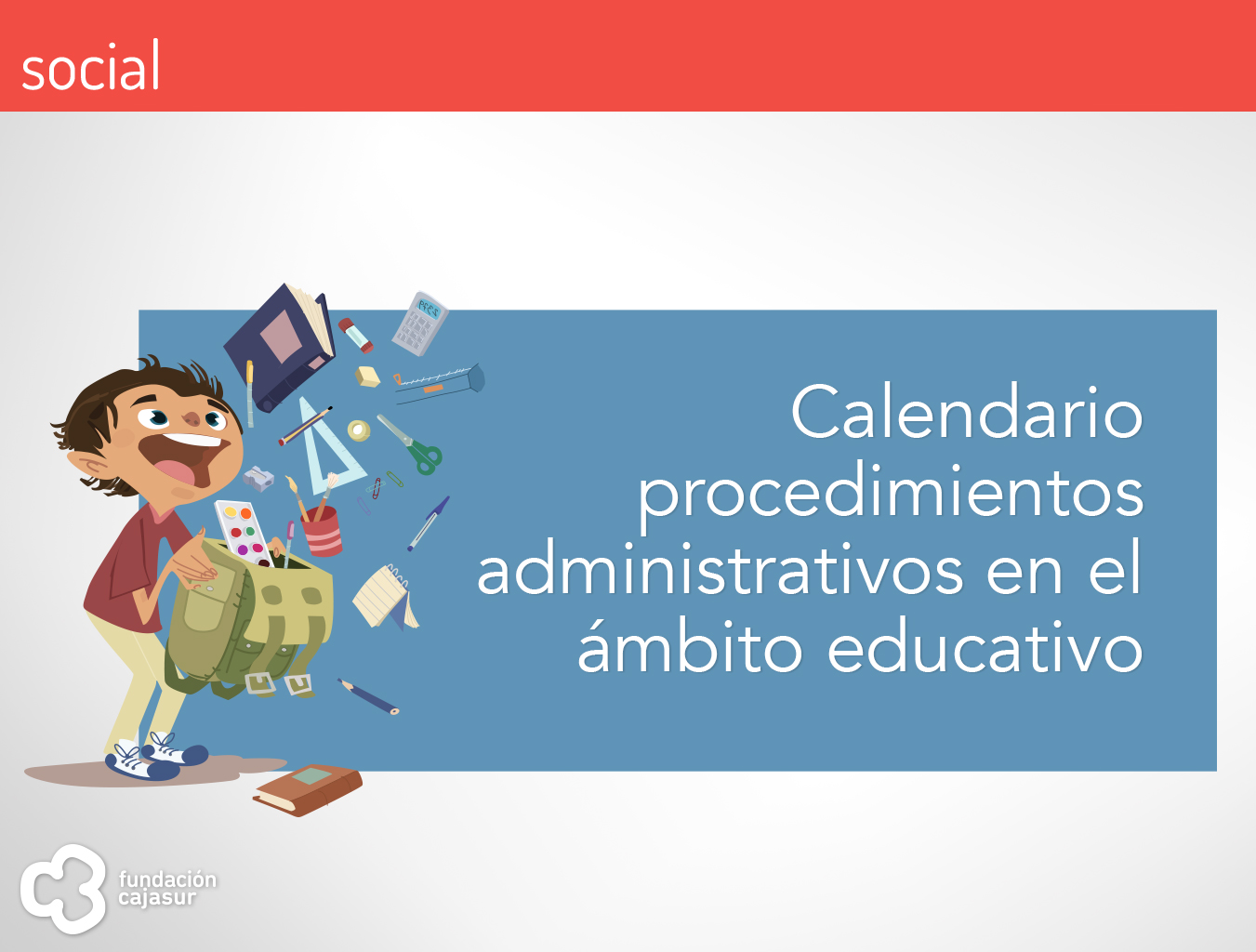 calendario procedimientos administrativos en el ámbito educativo