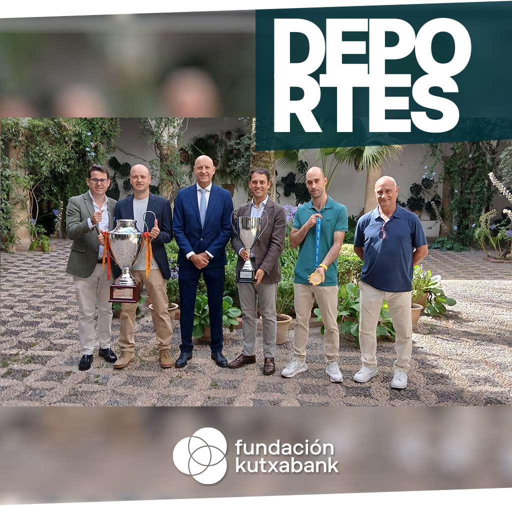 La Fundación Kutxabank ha recibido esta mañana en el Palacio de Viana al equipo del Real Club Priego Fundación Kutxabank de Tenis de Mesa, tras proclamarse campeón de la Copa de Europa. La Fundación Kutxabank ha recibido esta mañana en el Palacio de Viana al equipo del Real Club Priego Fundación Kutxabank de Tenis de Mesa, tras proclamarse campeón de la Copa de Europa.